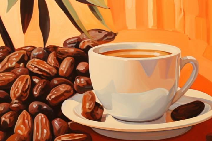 من نواة تمرة إلى كوب قهوة